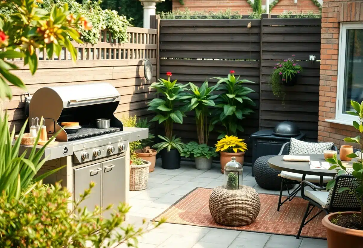Realizzare un angolo barbecue sicuro e ben organizzato in giardino. Spunti per creare spazi adatti a cottura e convivialità. - angolo barbecue sicuro - WoW Home