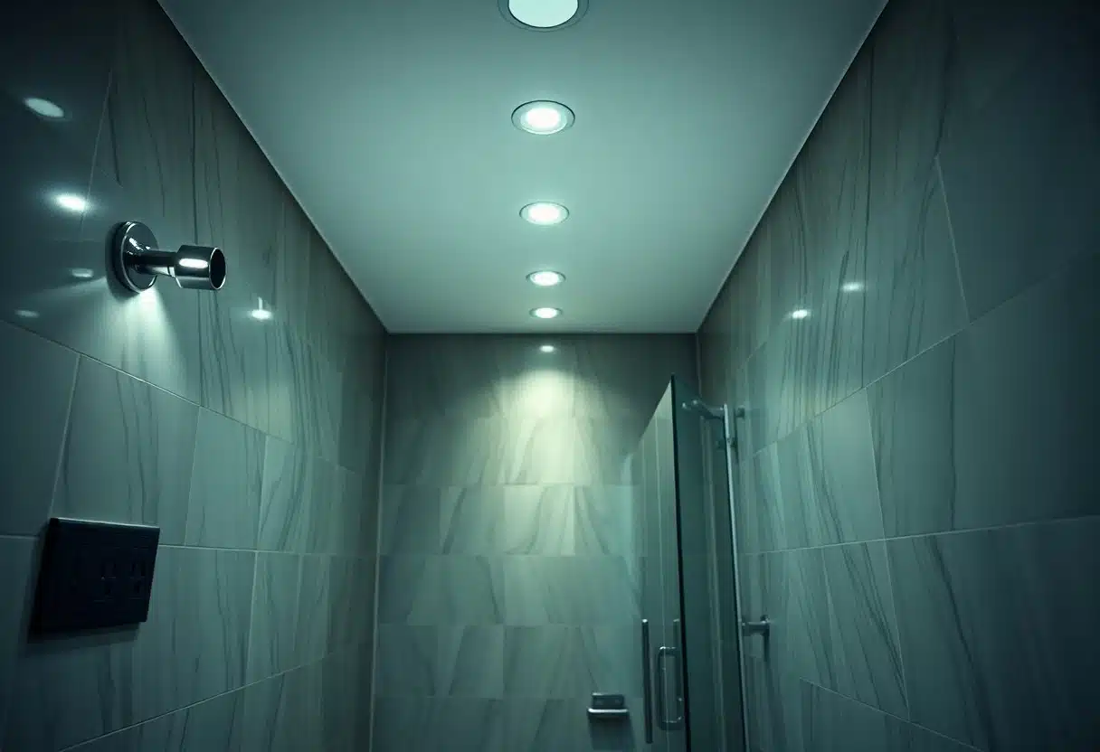Come scegliere luci per bagno che uniscono estetica e sicurezza. Analisi delle normative e delle zone a rischio umidità. - luci per bagno - WoW Home