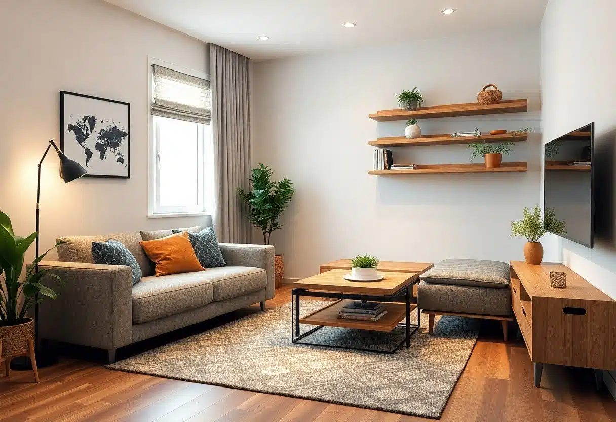 Arredare un soggiorno piccolo con soluzioni funzionali e moderne. Strategie per sfruttare ogni centimetro senza rinunciare al design - soggiorno piccolo - WoW Home